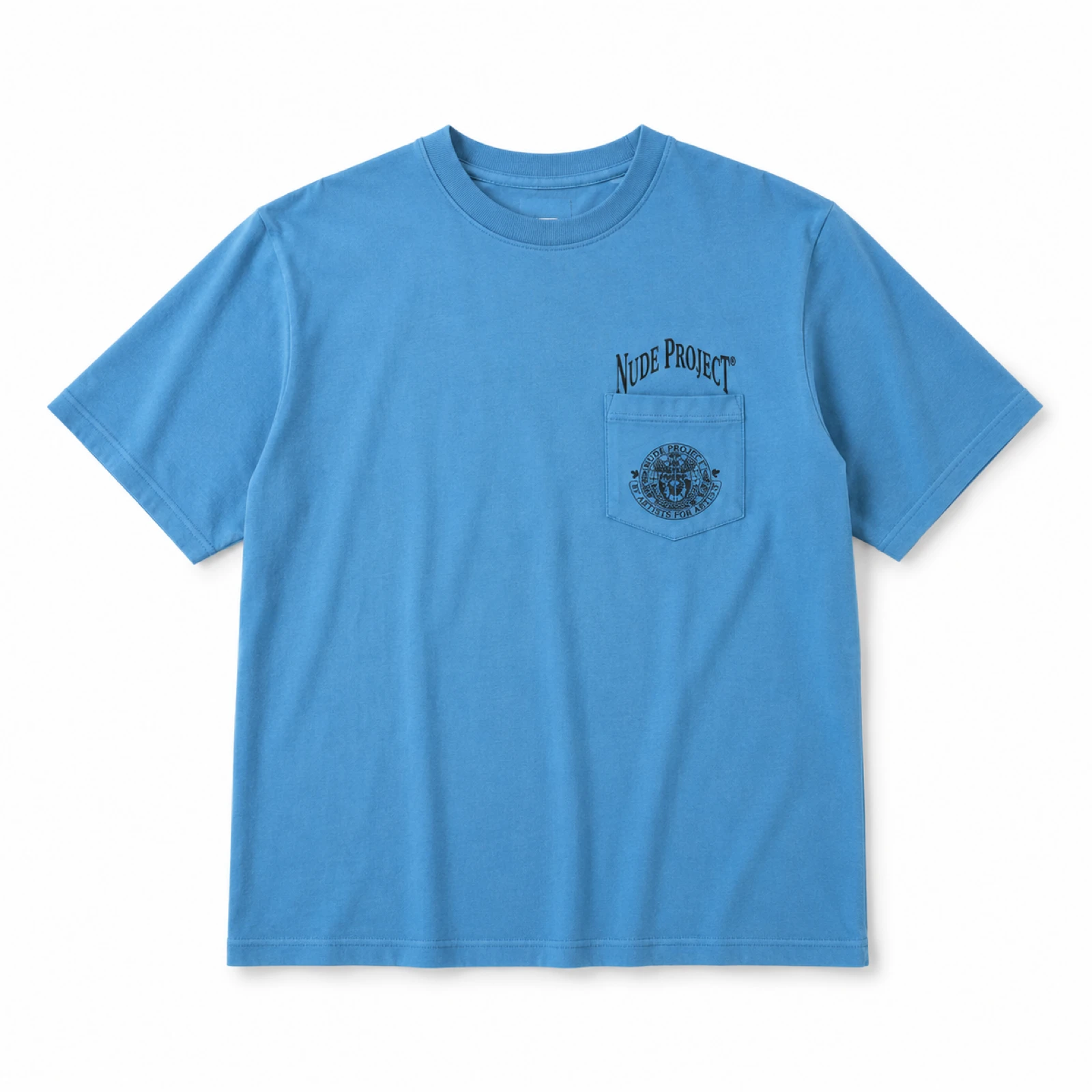 Camiseta Nude Project azul celeste - original